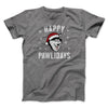 Happy Pawlidays Men/Unisex T-Shirt Deep Heather | Funny Shirt from Famous In Real Life