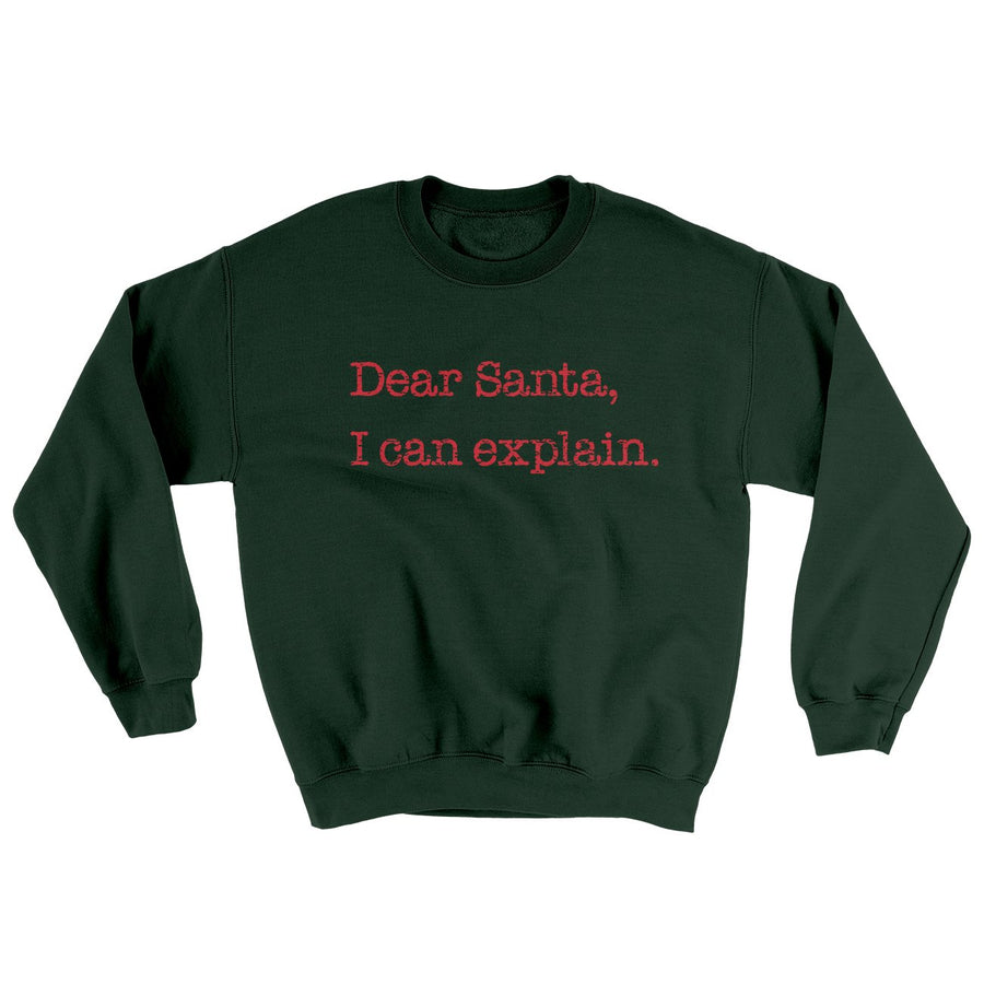 Dear Santa, I Can Explain Ugly Sweater | Funny Shirt from Famous In Real Life
