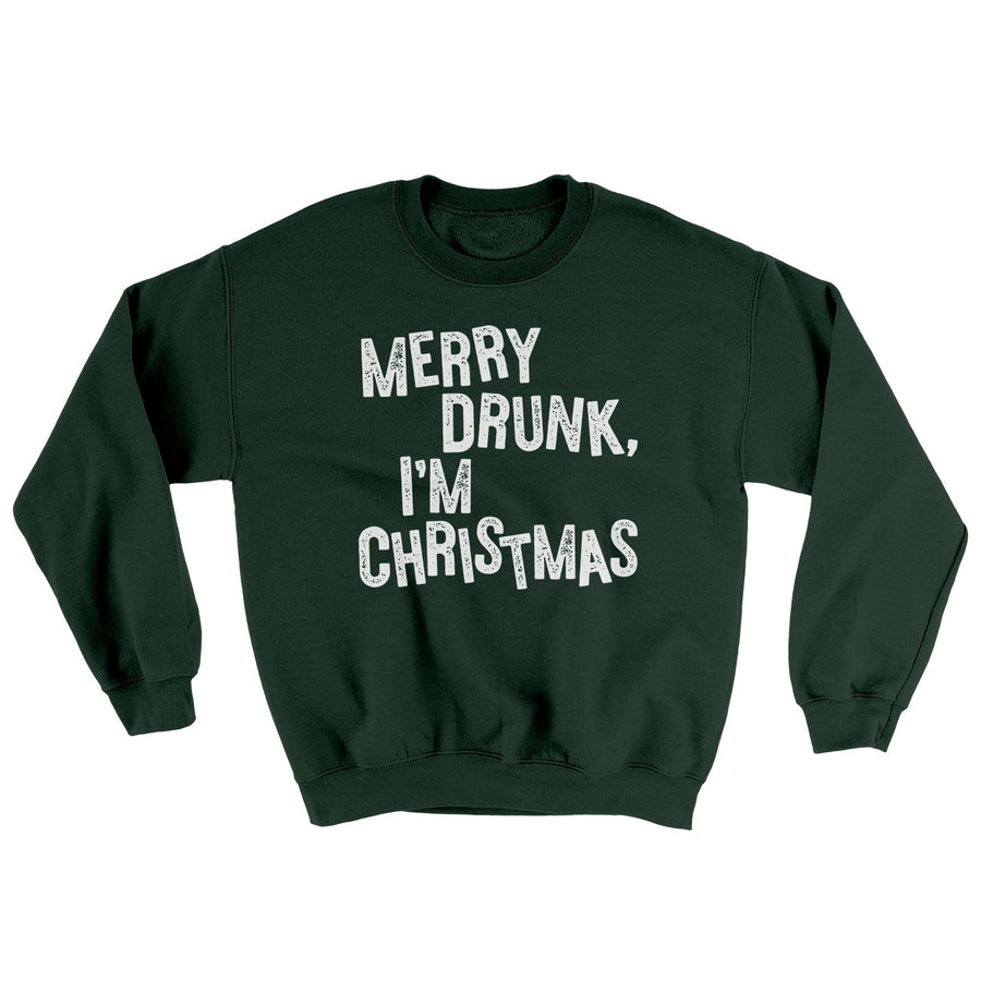 Merry Drunk, I'm Christmas Ugly Sweater | Funny Shirt from Famous In Real Life