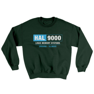 Hal 9000 Ugly Sweater Forest Green | Funny Shirt from Famous In Real Life