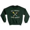 All About That Baste Ugly Sweater Forest Green | Funny Shirt from Famous In Real Life