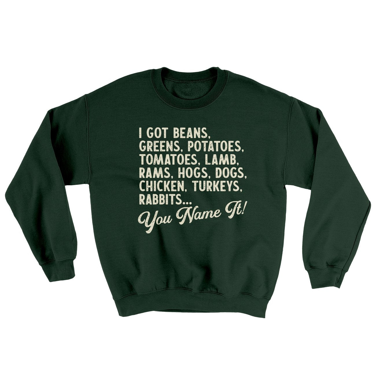 You Name It Ugly Sweater | Funny Shirt from Famous In Real Life