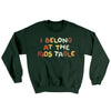 I Belong At The Kids Table Ugly Sweater Forest Green | Funny Shirt from Famous In Real Life