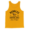 Bubbles Shopping Carts Men/Unisex Tank Top Gold | Funny Shirt from Famous In Real Life