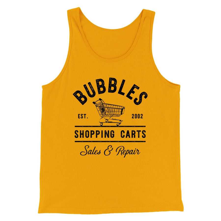 Bubbles Shopping Carts Men/Unisex Tank Top | Funny Shirt from Famous In Real Life