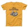 Nice Cleavage Men/Unisex T-Shirt Gold | Funny Shirt from Famous In Real Life