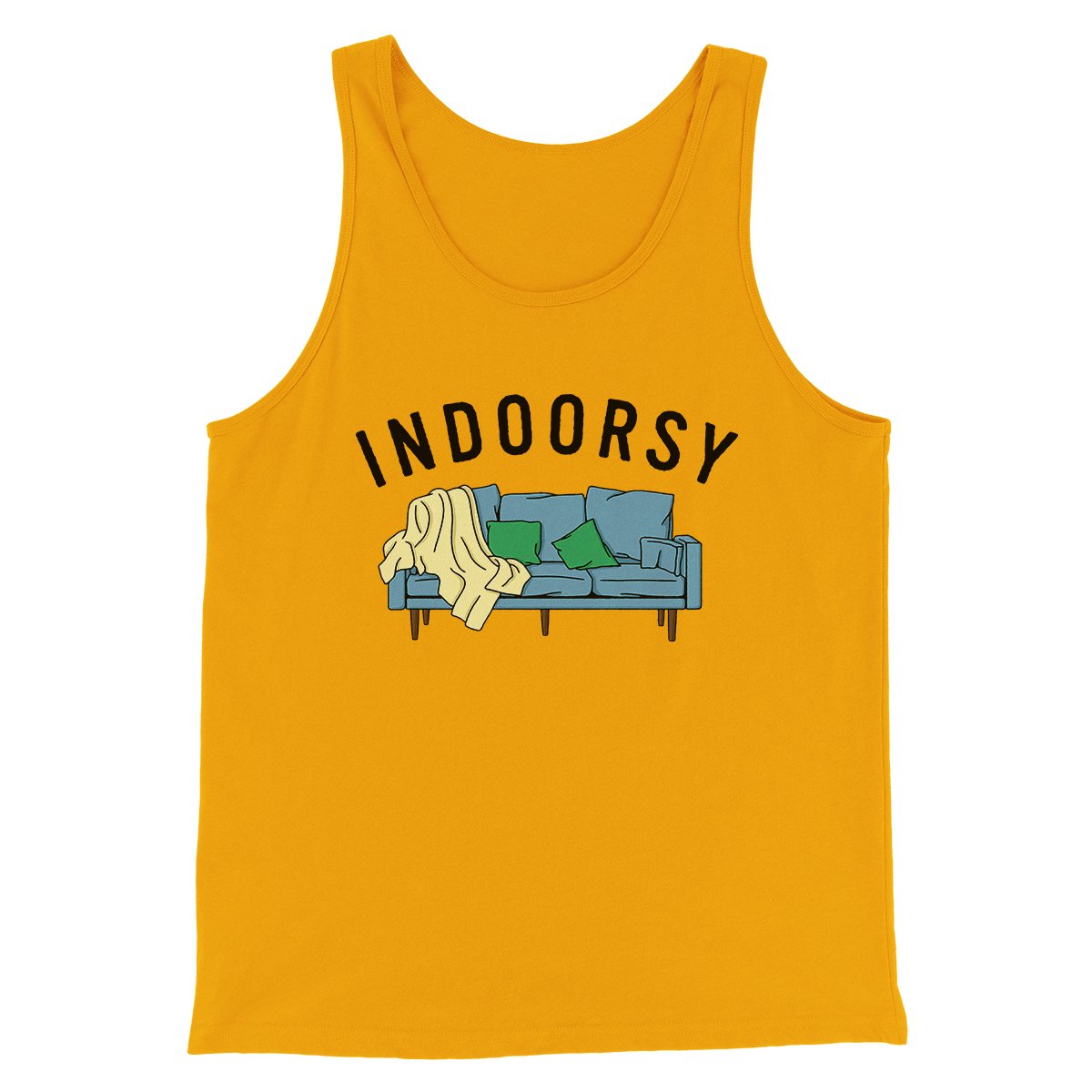 Indoorsy Men/Unisex Tank Top | Funny Shirt from Famous In Real Life