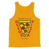 Deeds Pizza Funny Movie Men/Unisex Tank Top Gold | Funny Shirt from Famous In Real Life