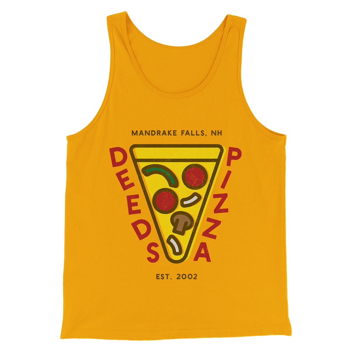 Deeds Pizza Funny Movie Men/Unisex Tank Top | Funny Shirt from Famous In Real Life