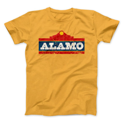 Alamo Beer Men/Unisex T-Shirt Gold | Funny Shirt from Famous In Real Life