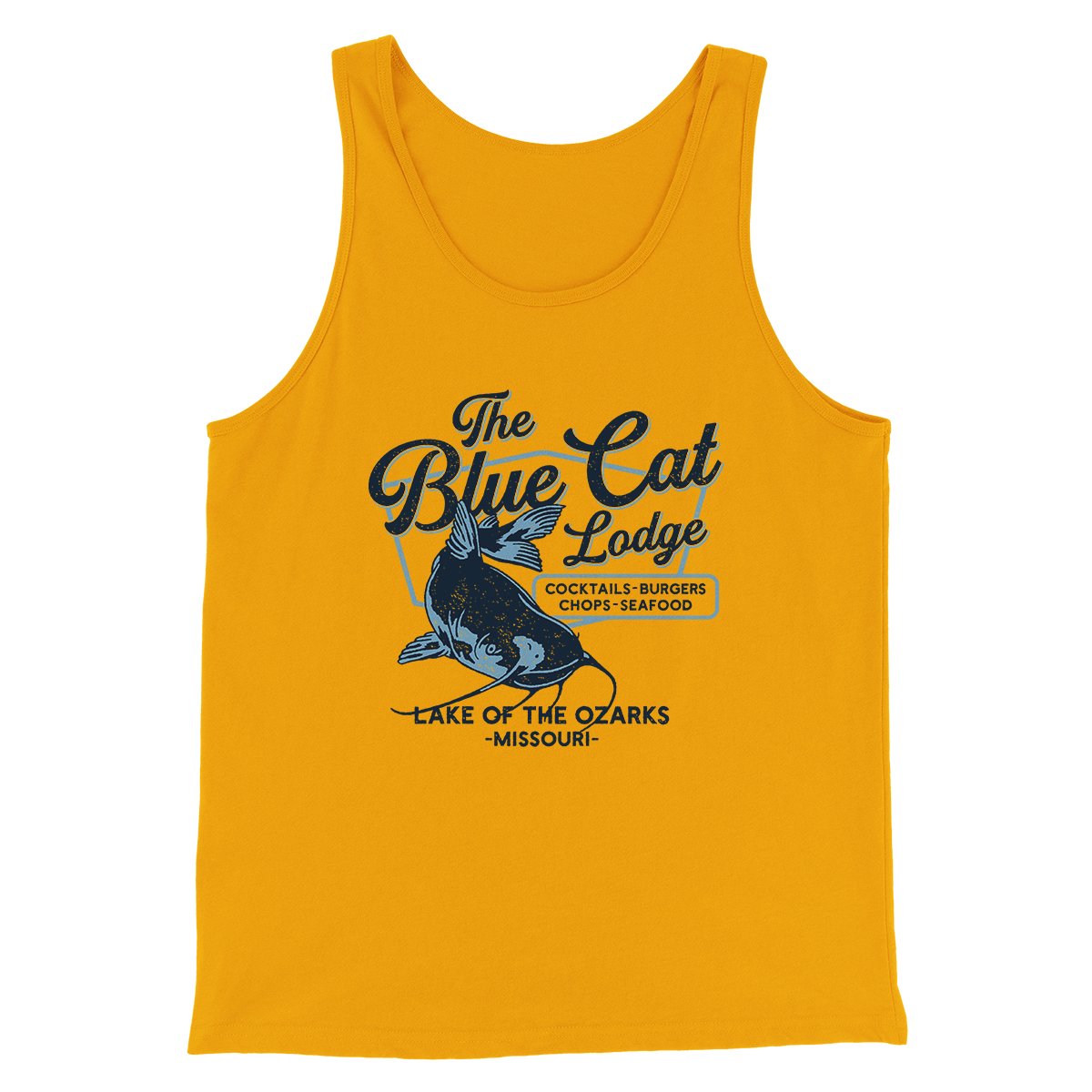 Blue Cat Lodge Funny Movie Men/Unisex Tank Top | Funny Shirt from Famous In Real Life
