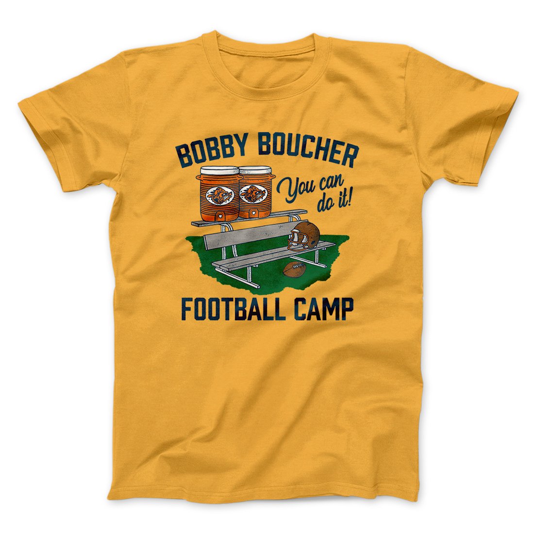 Bobby Boucher Football Camp Funny Movie Men/Unisex T-Shirt | Funny Shirt from Famous In Real Life