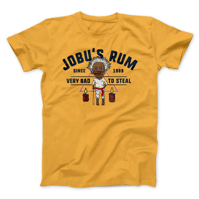 Jobu's Rum Funny Movie Men/Unisex T-Shirt Gold | Funny Shirt from Famous In Real Life