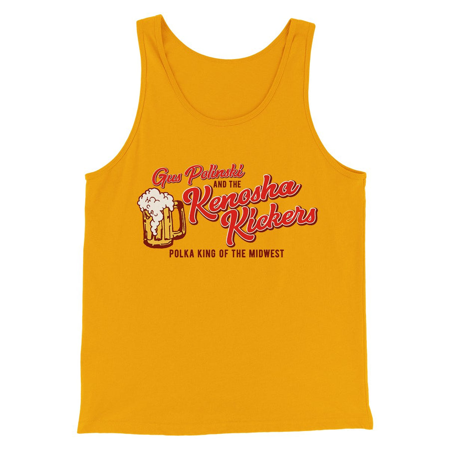 Kenosha Kickers Funny Movie Men/Unisex Tank Top Gold | Funny Shirt from Famous In Real Life