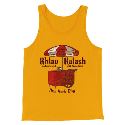 Khlav Kalash Men/Unisex Tank Top Gold | Funny Shirt from Famous In Real Life