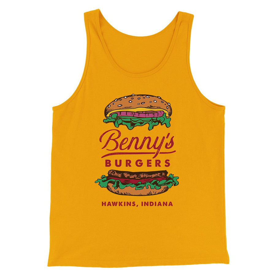 Benny's Burgers Men/Unisex Tank Top | Funny Shirt from Famous In Real Life