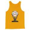 Babe Ruth Signed Ball Funny Movie Men/Unisex Tank Top Gold | Funny Shirt from Famous In Real Life