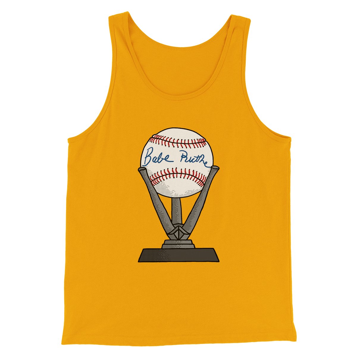 Babe Ruth Signed Ball Funny Movie Men/Unisex Tank Top | Funny Shirt from Famous In Real Life