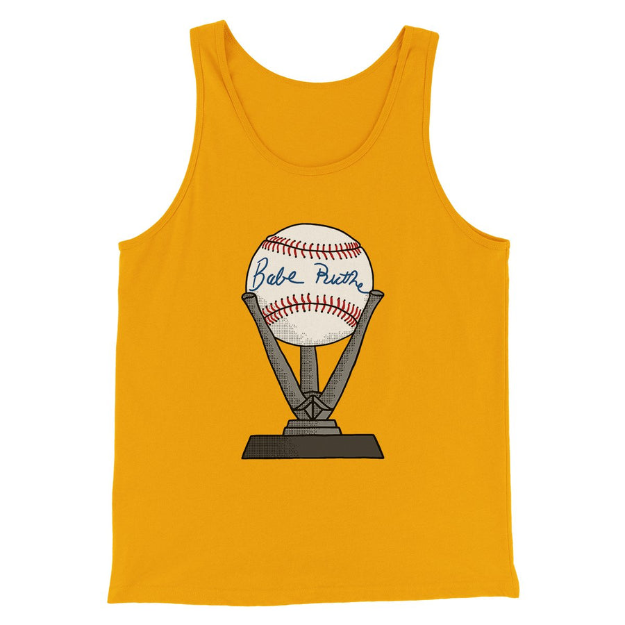 Babe Ruth Signed Ball Funny Movie Men/Unisex Tank Top | Funny Shirt from Famous In Real Life