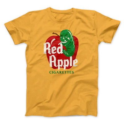 Red Apple Cigarettes Funny Movie Men/Unisex T-Shirt Gold | Funny Shirt from Famous In Real Life