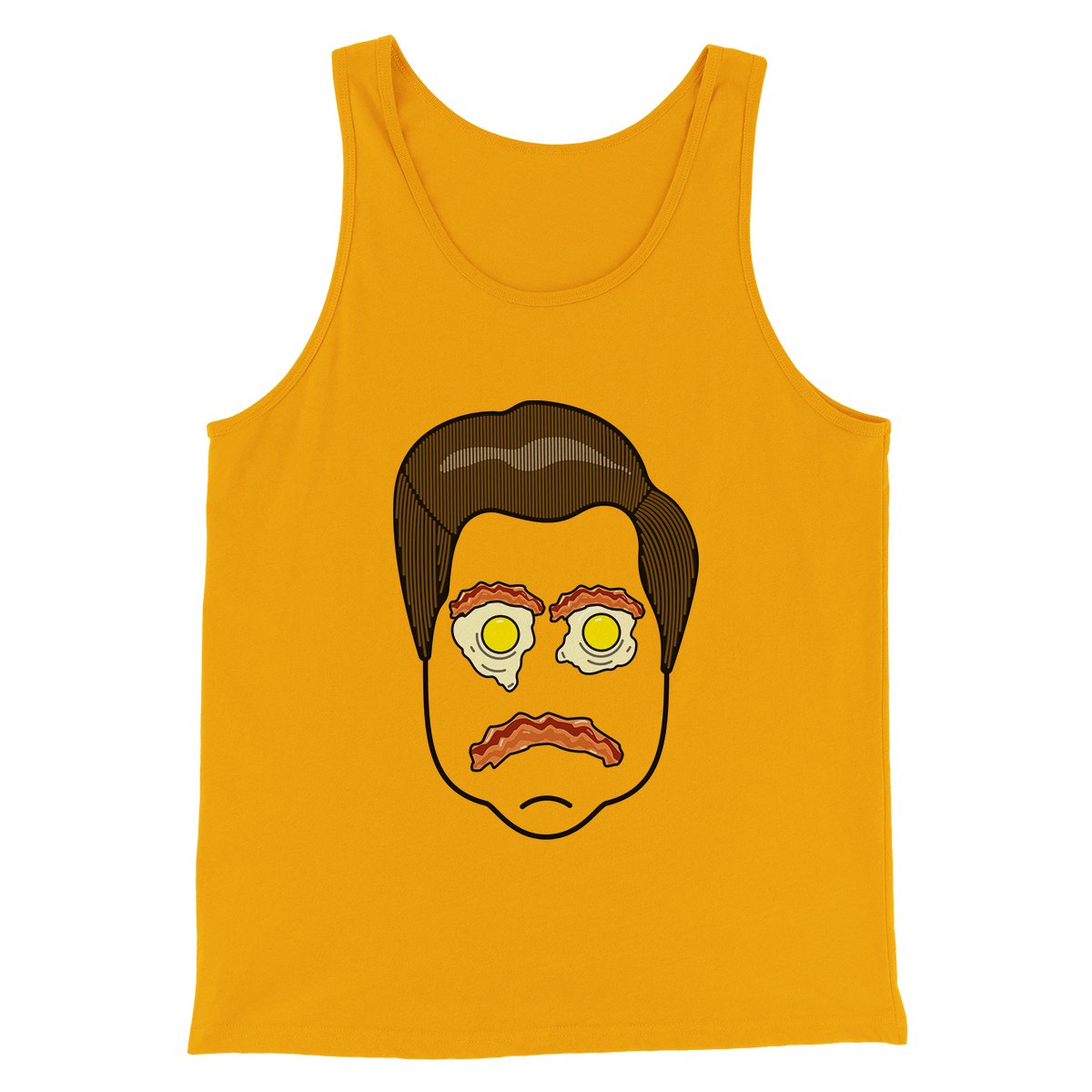 King of Breakfast Men/Unisex Tank Top | Funny Shirt from Famous In Real Life