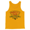 Panucci's Pizza Men/Unisex Tank Top Gold | Funny Shirt from Famous In Real Life