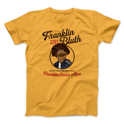 Franklin Bluth Men/Unisex T-Shirt Gold | Funny Shirt from Famous In Real Life