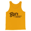 Biff's Auto Detailing Funny Movie Men/Unisex Tank Top Gold | Funny Shirt from Famous In Real Life