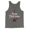 Happy Festivus For The Rest of Us Men/Unisex Tank Top Grey TriBlend | Funny Shirt from Famous In Real Life