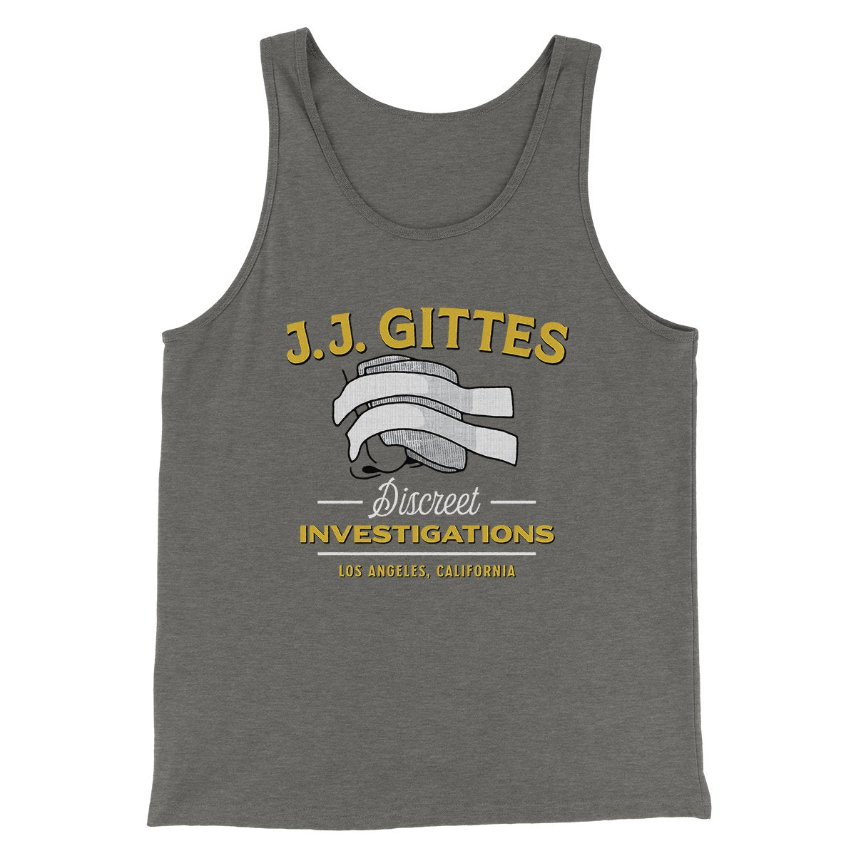 J.J. Gittes Investigation Funny Movie Men/Unisex Tank Top | Funny Shirt from Famous In Real Life