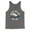 Watch Out For Hop-Ons Men/Unisex Tank Top Grey TriBlend | Funny Shirt from Famous In Real Life