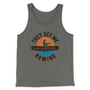 They See Me Rowing Men/Unisex Tank Top Grey TriBlend | Funny Shirt from Famous In Real Life