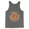 More Espresso Less Depresso Men/Unisex Tank Top Grey TriBlend | Funny Shirt from Famous In Real Life