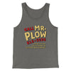 Mr. Plow Men/Unisex Tank Top Grey TriBlend | Funny Shirt from Famous In Real Life