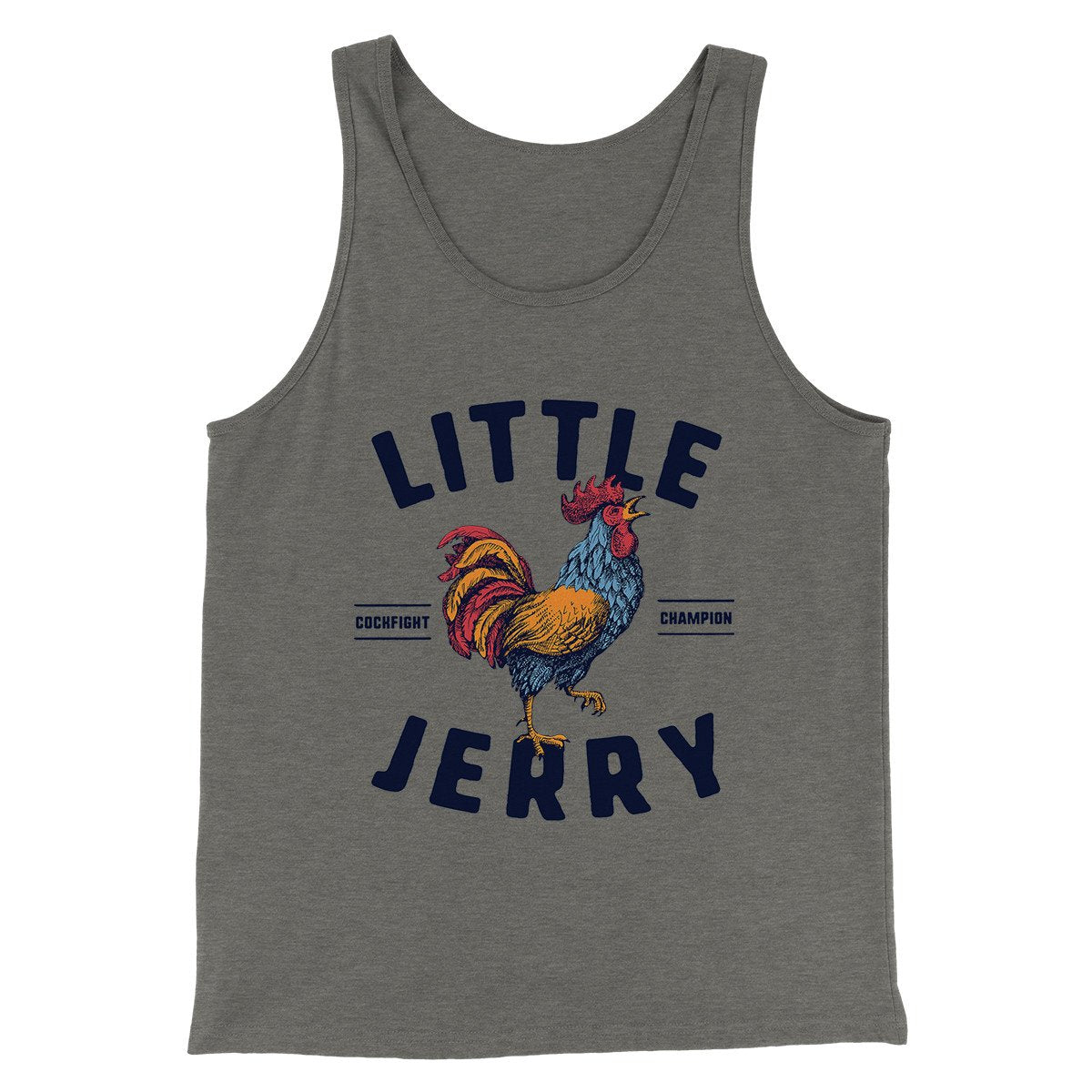 Little Jerry Men/Unisex Tank Top Grey TriBlend | Funny Shirt from Famous In Real Life