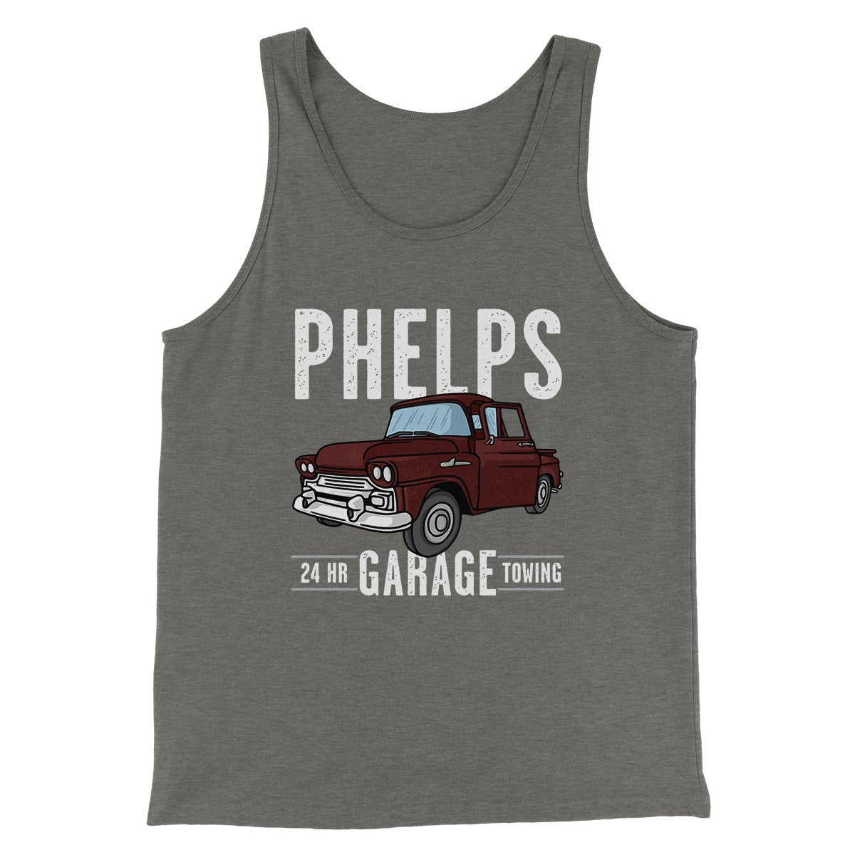 Phelps Garage Funny Movie Men/Unisex Tank Top | Funny Shirt from Famous In Real Life