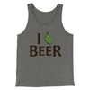 I Hop Craft Beer Men/Unisex Tank Top Grey TriBlend | Funny Shirt from Famous In Real Life