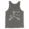 Flux Capacitor Funny Movie Men/Unisex Tank Top Grey TriBlend | Funny Shirt from Famous In Real Life