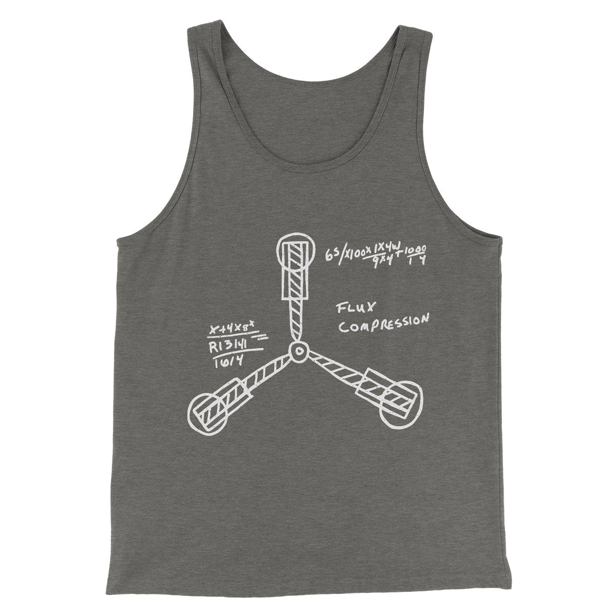 Flux Capacitor Funny Movie Men/Unisex Tank Top | Funny Shirt from Famous In Real Life
