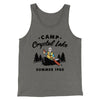 Camp Crystal Lake Funny Movie Men/Unisex Tank Top Grey TriBlend | Funny Shirt from Famous In Real Life