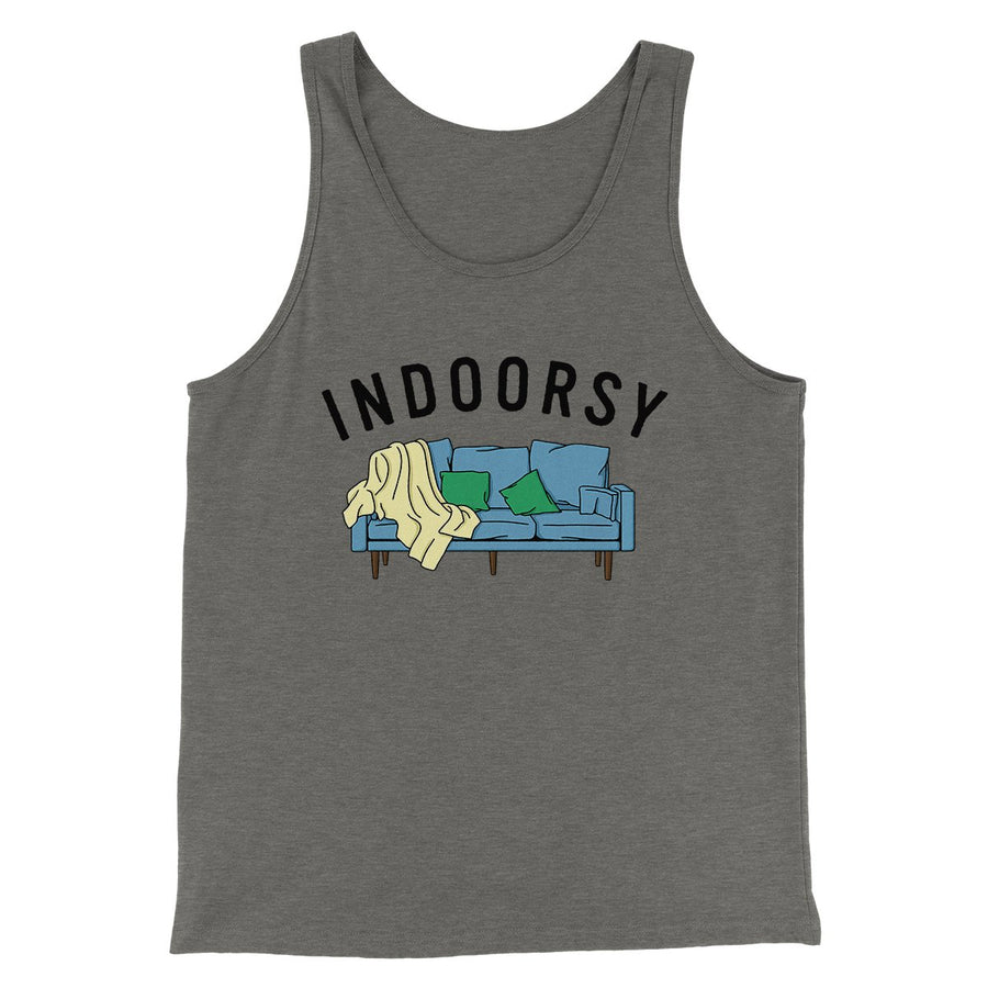 Indoorsy Men/Unisex Tank Top | Funny Shirt from Famous In Real Life
