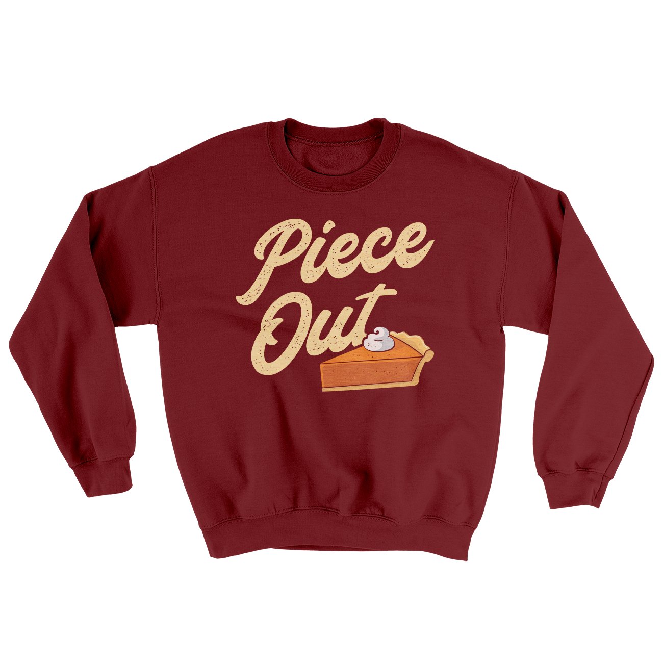 Piece Out Ugly Sweater Garnet | Funny Shirt from Famous In Real Life