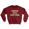 Pumpkin Spice Everything Ugly Sweater Garnet | Funny Shirt from Famous In Real Life