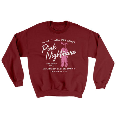 Pink Nightmare Ugly Sweater Garnet | Funny Shirt from Famous In Real Life