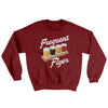 Frequent Flyer Ugly Sweater Garnet | Funny Shirt from Famous In Real Life