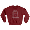 Delete My Browser History Ugly Sweater Garnet | Funny Shirt from Famous In Real Life
