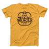 The Regal Beagle Men/Unisex T-Shirt Gold | Funny Shirt from Famous In Real Life