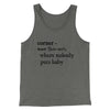 Nobody Puts Baby In A Corner Men/Unisex Tank Top Athletic Heather | Funny Shirt from Famous In Real Life