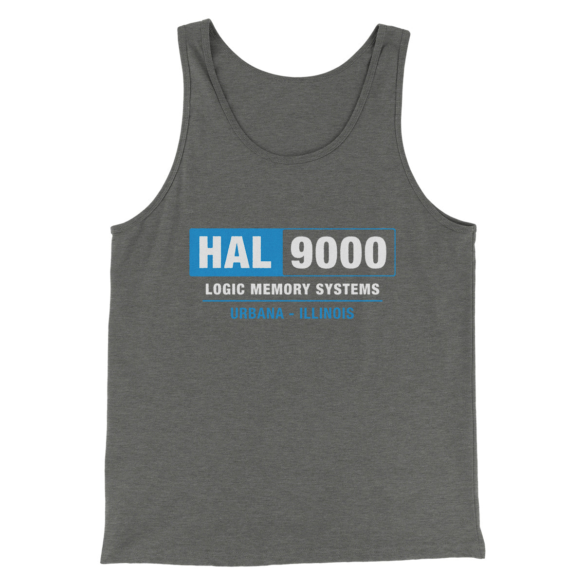 Hal 9000 Funny Movie Men/Unisex Tank Top Deep Heather/Black | Funny Shirt from Famous In Real Life