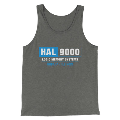 Hal 9000 Funny Movie Men/Unisex Tank Top Deep Heather/Black | Funny Shirt from Famous In Real Life